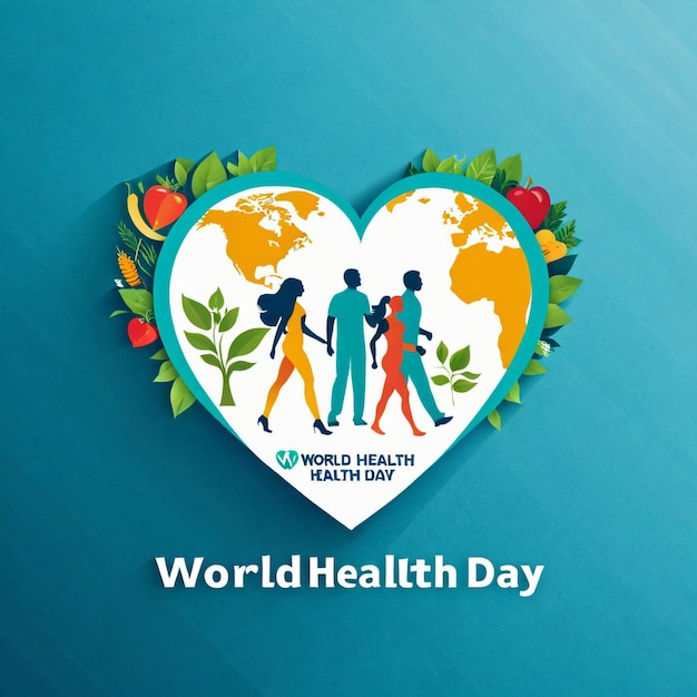 Фоновое изображение Всемирного дня здоровья