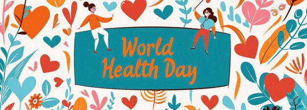 Photo world health day concept card