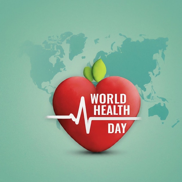 World Health Day Flat Illustration