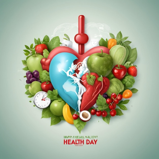 Фон изображения Всемирного дня здоровья