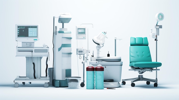 Photo world health day medical equipment background