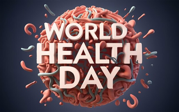 world health day template background