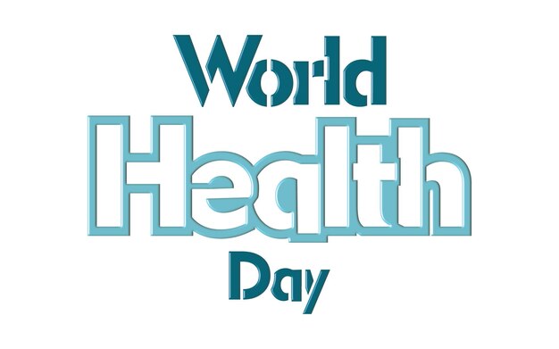 World Health Day thank you design