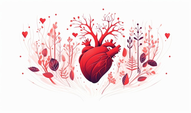 World heart day illustration