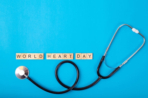 World Heart Day and stethoscope