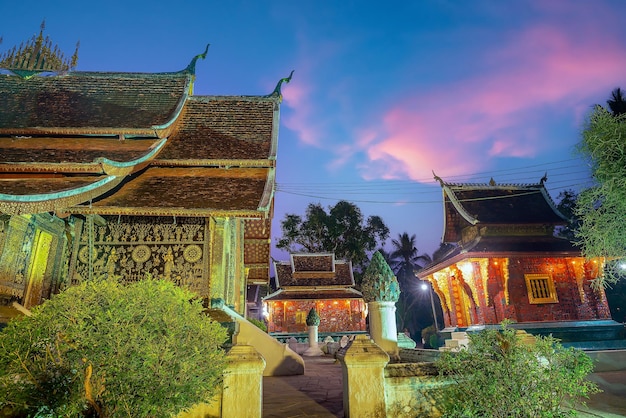 World heritage site at Wat Chiang Tong Luang Prabang