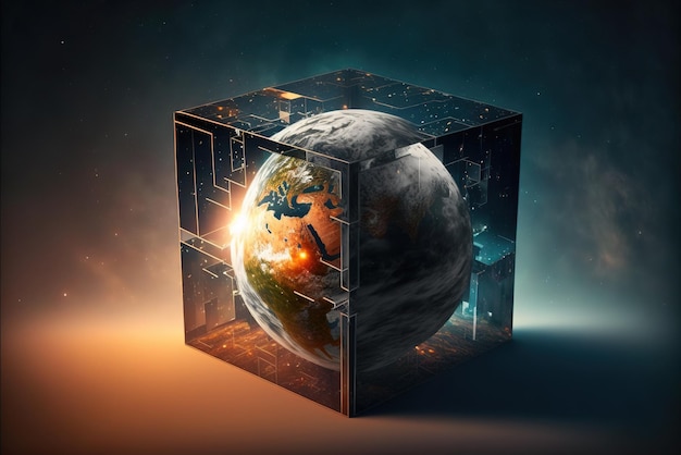 World Inside a Cube