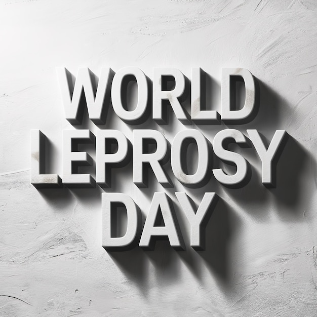 Photo world leprosy day generative ai