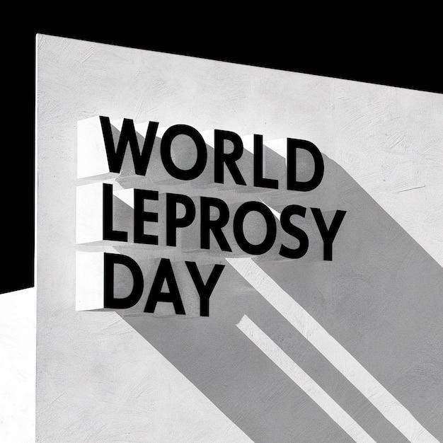 Photo world leprosy day generative ai