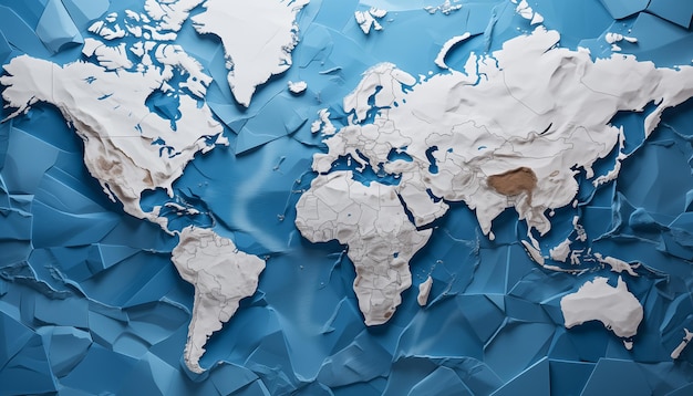 World map abstract background