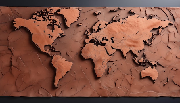 World map abstract background