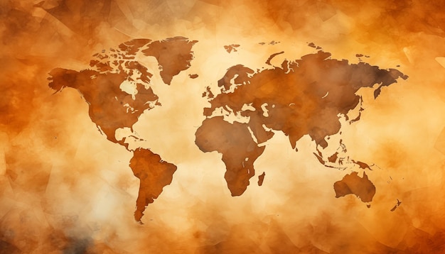 World map abstract background