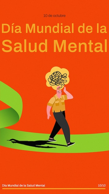 world mental health day awareness collage