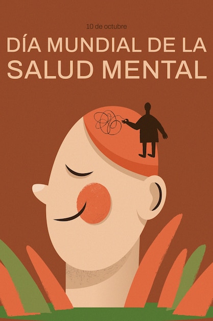 world mental health day awareness collage