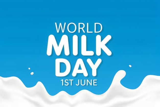 world milk day celebration poster