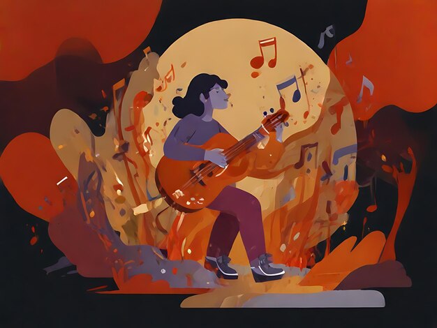 World Music Day Illustration