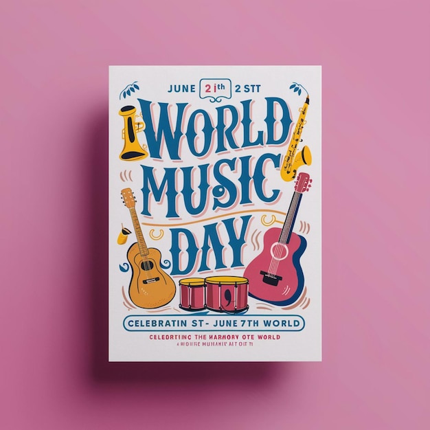 World Music Day Poster Design