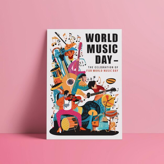 세계 음악 날 포스터 디자인
