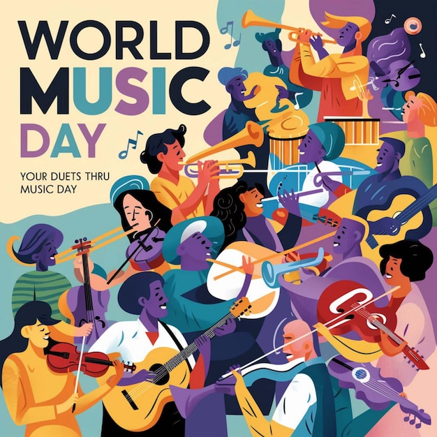 World Music Day Poster Design