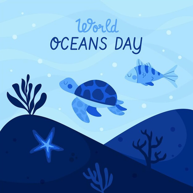 World Oceans Day Celebration with Marine Animals