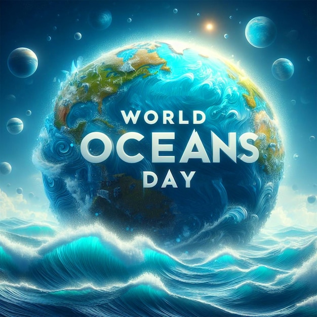 World oceans day social media post Celebrate World Oceans Day