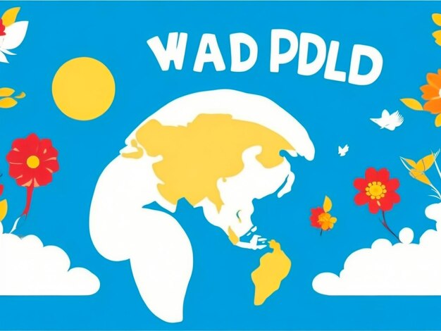 World peace day banner