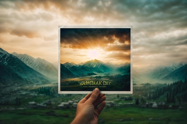 World photography day background Photographer with camera vector illustration