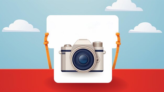 Photo world photography day selfie camera vector