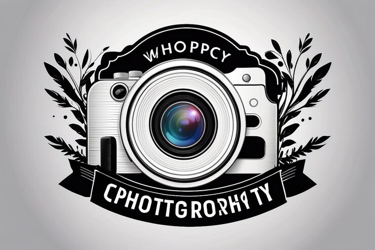 Фотография логотип векторного баннера всемирного дня фотографии типография