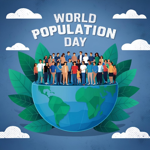 Photo world population day raising awareness for global population issues