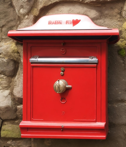 Foto cassetta delle lettere postale per la giornata mondiale della posta