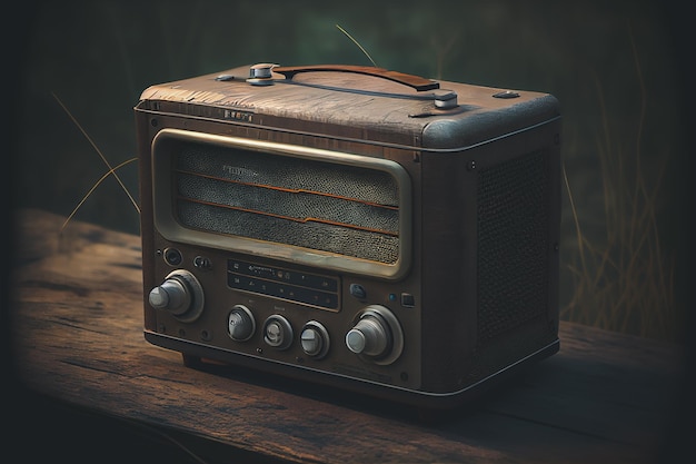 World Radio Day 3D art rendered realistically