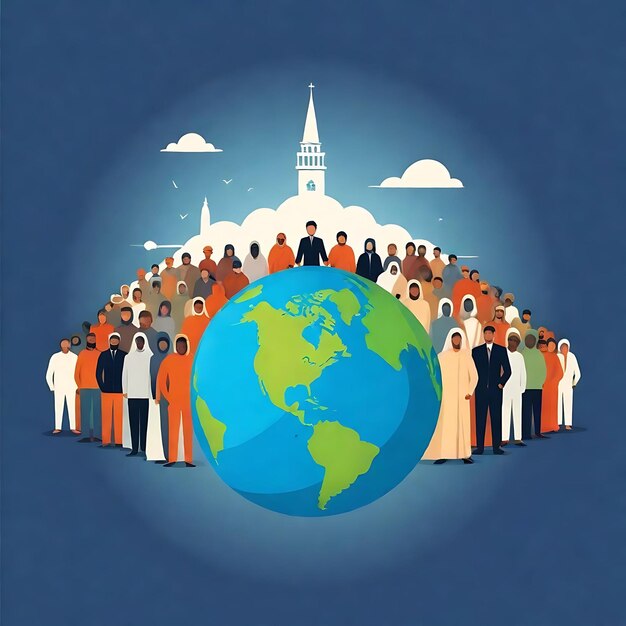 World Refugee Day Vector illustration background