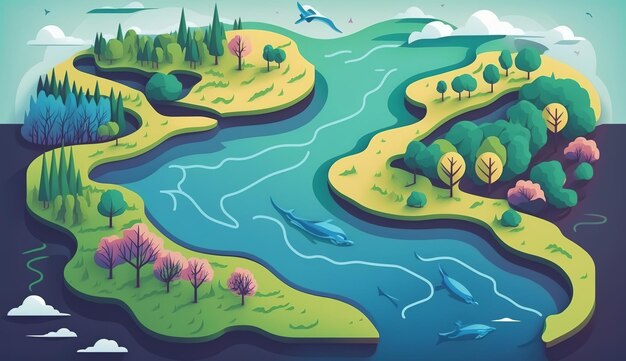 World Rivers Day Generative Ai