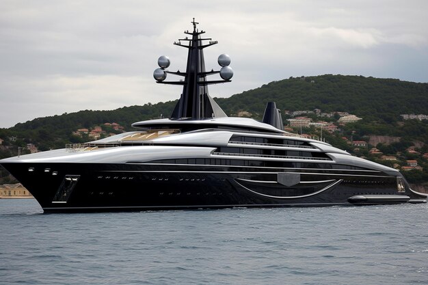 The world's largest yacht is on the water.