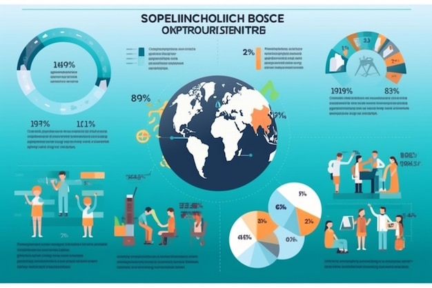 Photo world science day research composition