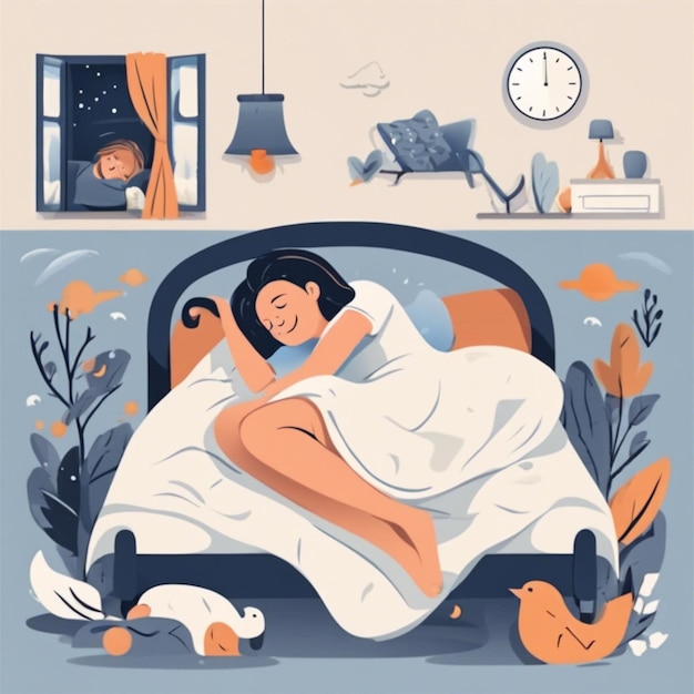 World Sleep Day Illustration
