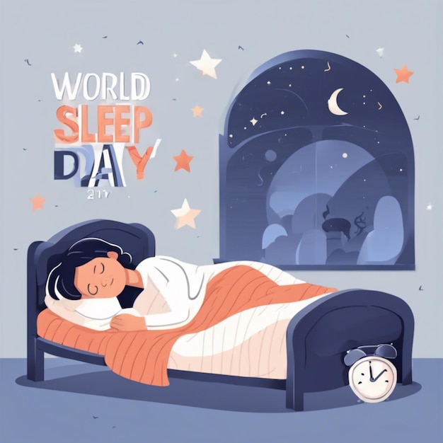 World Sleep Day Illustration