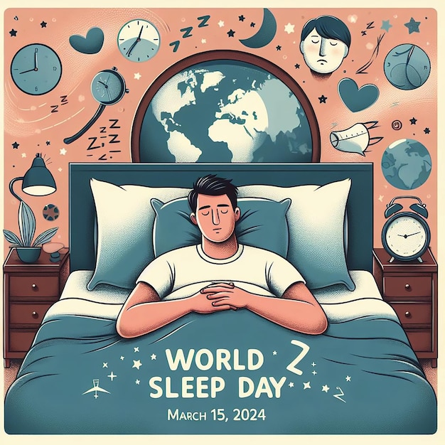 Мировой день сна Изображение AI