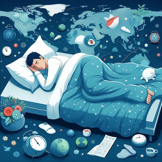 world sleep day image AI Generated