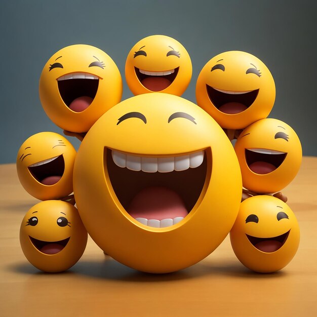 World Smile Day emoji smile A lot of emoji smile