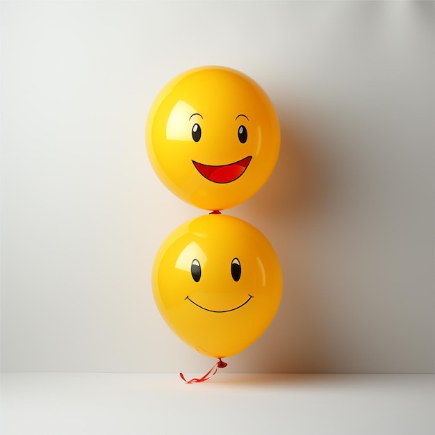 World smile day face emoji isolated happy face