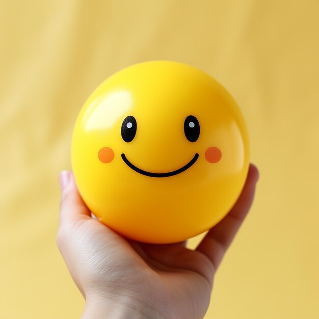 World smile day face emoji isolated happy face