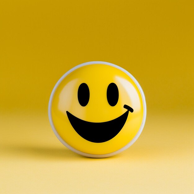 World smile day face emoji isolated happy face