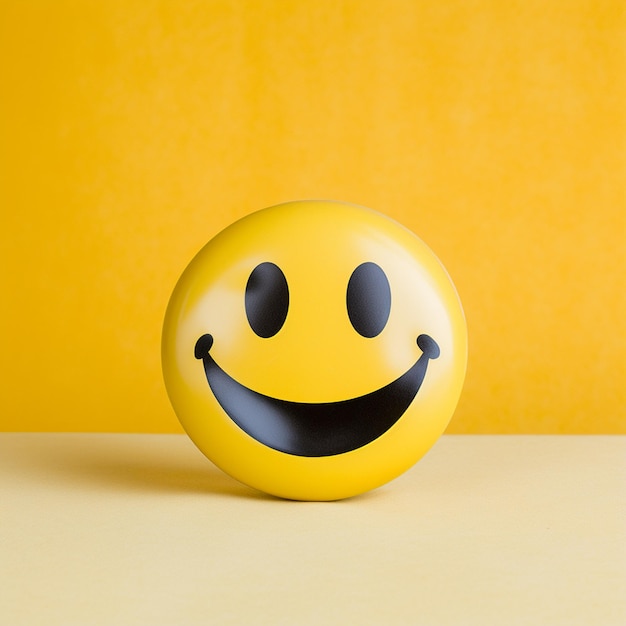 World smile day face emoji isolated happy face