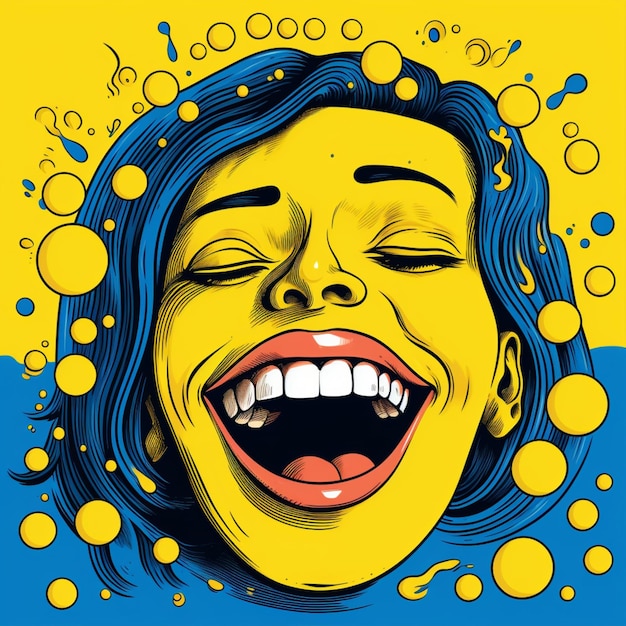 World smile day poster illustration