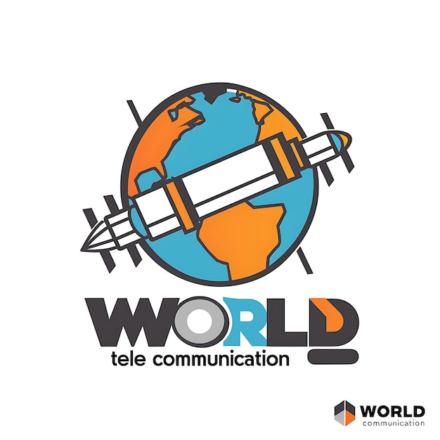 Photo world telecommunication and information society day vibrant vector illustration