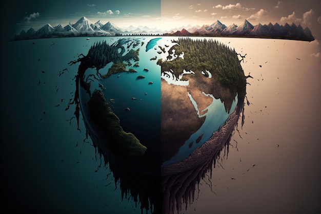 World that Separating Apart