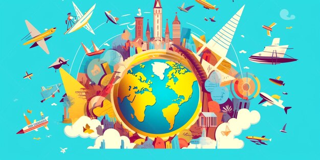 World Tourism Day background