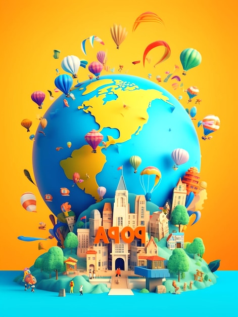 World tourism day background